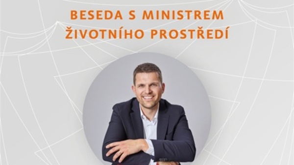 Beseda s ministrem životního prostředí Petrem Hladíkem