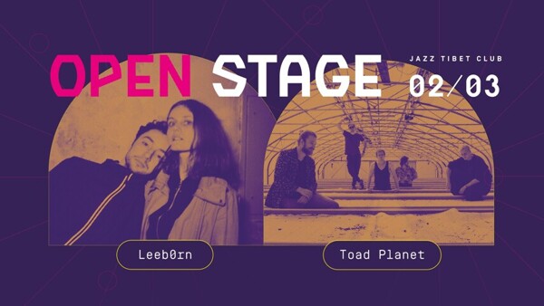 Open stage: Leeb0rn (křest alba) + Toad Planet