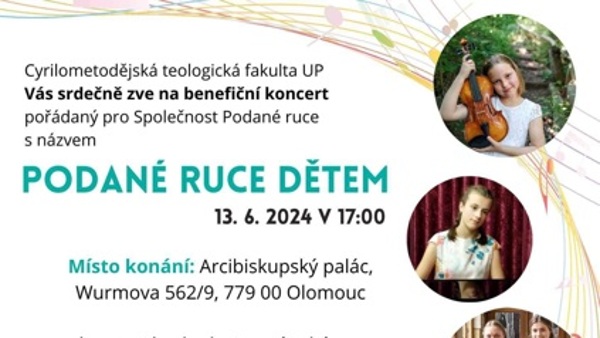 Benefiční koncert PODANÉ RUCE DĚTEM