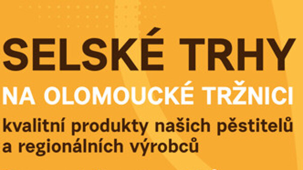 Selské trhy na olomoucké tržnici