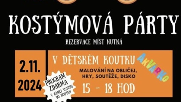 Kostýmová párty v dětském koutku