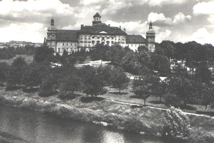 Klášter Hradisko v roce 1968.