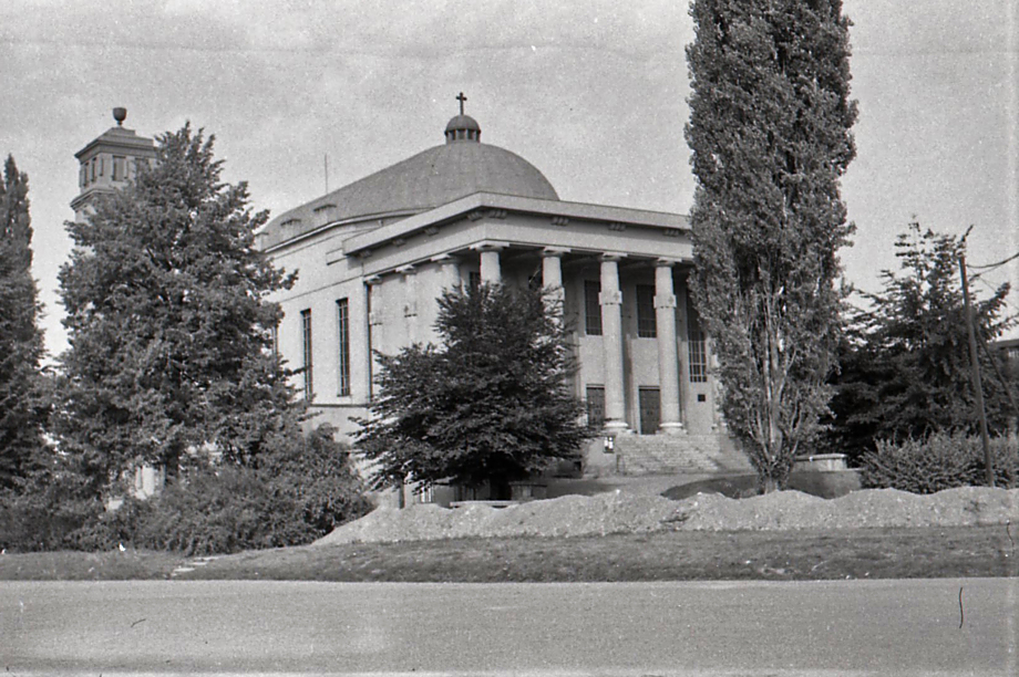 Husův sbor na snímku z roku 1970.